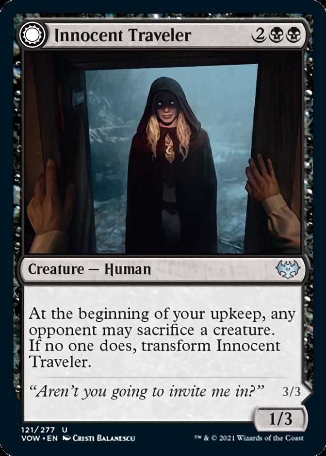 Innocent Traveler // Malicious Invader [Innistrad: Crimson Vow] | Dumpster Cat Games