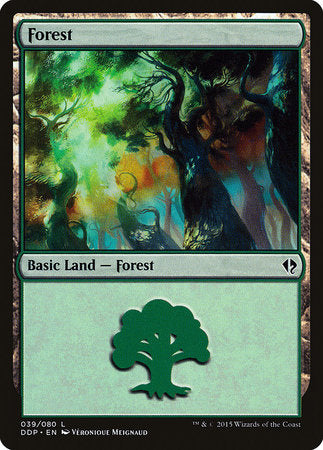 Forest (39) [Duel Decks: Zendikar vs. Eldrazi] | Dumpster Cat Games