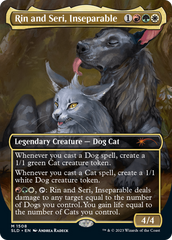 Rin and Seri, Inseparable (1508) // Rin and Seri, Inseparable [Secret Lair Commander Deck: Raining Cats and Dogs] | Dumpster Cat Games