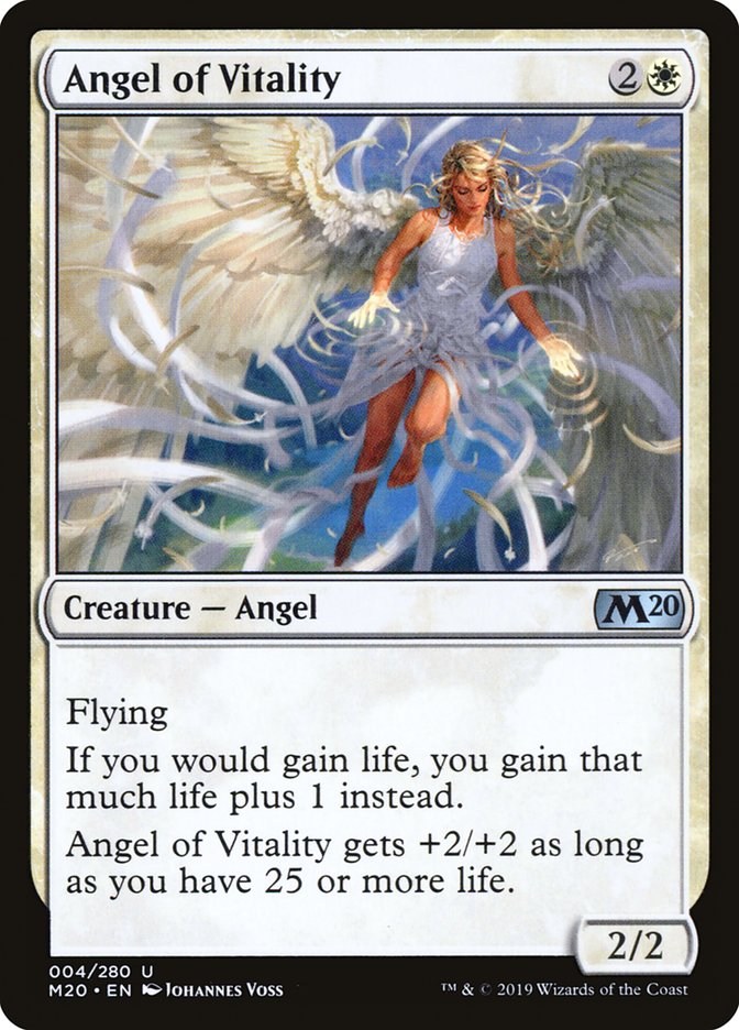 Angel of Vitality [Core Set 2020] | Dumpster Cat Games