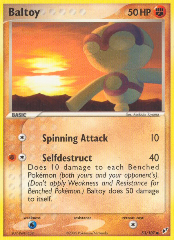 Baltoy (53/107) [EX: Deoxys] | Dumpster Cat Games