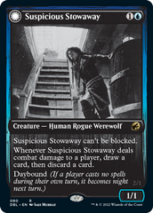 Suspicious Stowaway // Seafaring Werewolf [Innistrad: Double Feature] | Dumpster Cat Games