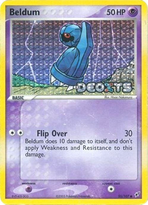 Beldum (55/107) (Stamped) [EX: Deoxys] | Dumpster Cat Games