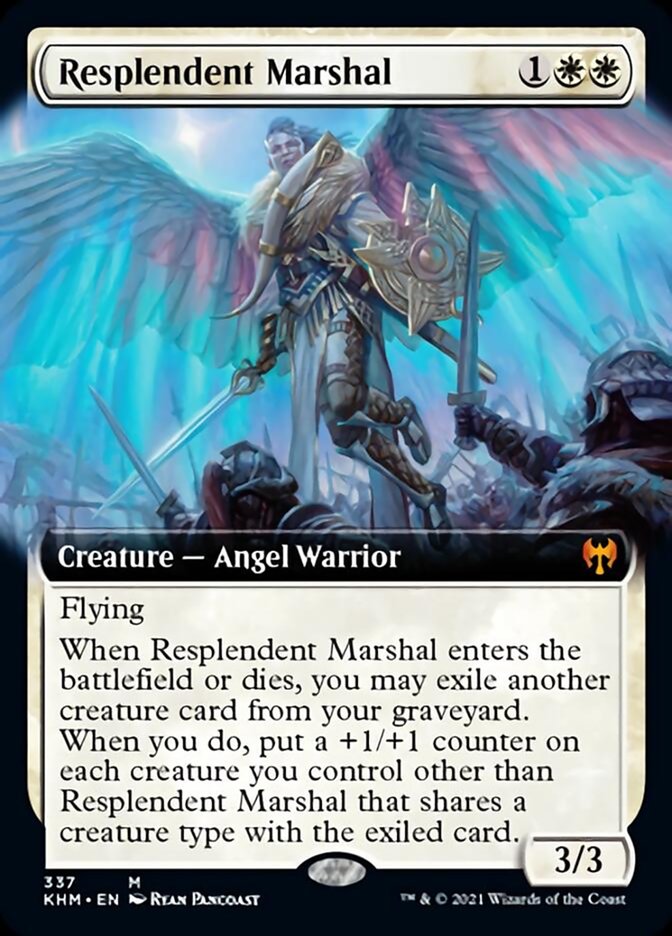 Resplendent Marshal (Extended Art) [Kaldheim] | Dumpster Cat Games