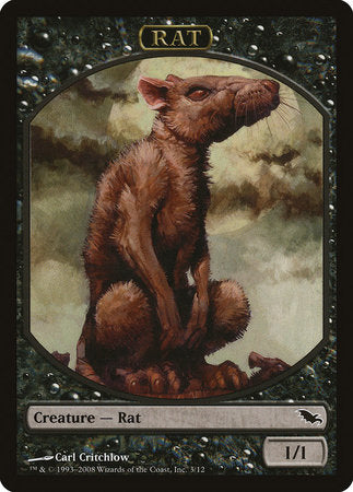 Rat Token [Shadowmoor Tokens] | Dumpster Cat Games