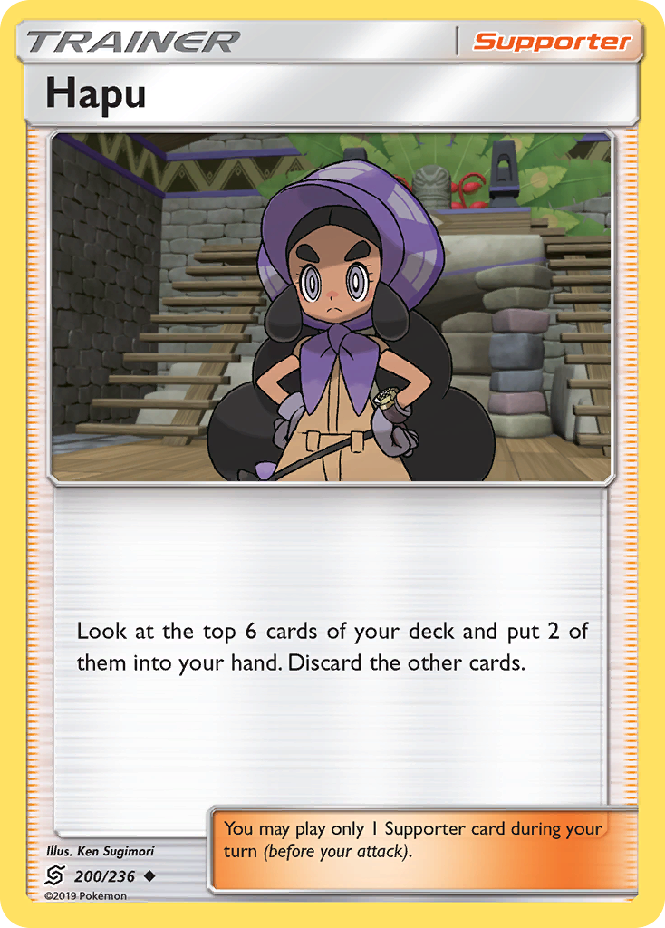 Hapu (200/236) [Sun & Moon: Unified Minds] | Dumpster Cat Games