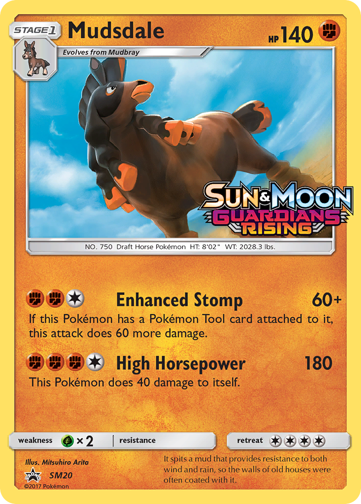 Mudsdale (SM20) [Sun & Moon: Black Star Promos] | Dumpster Cat Games