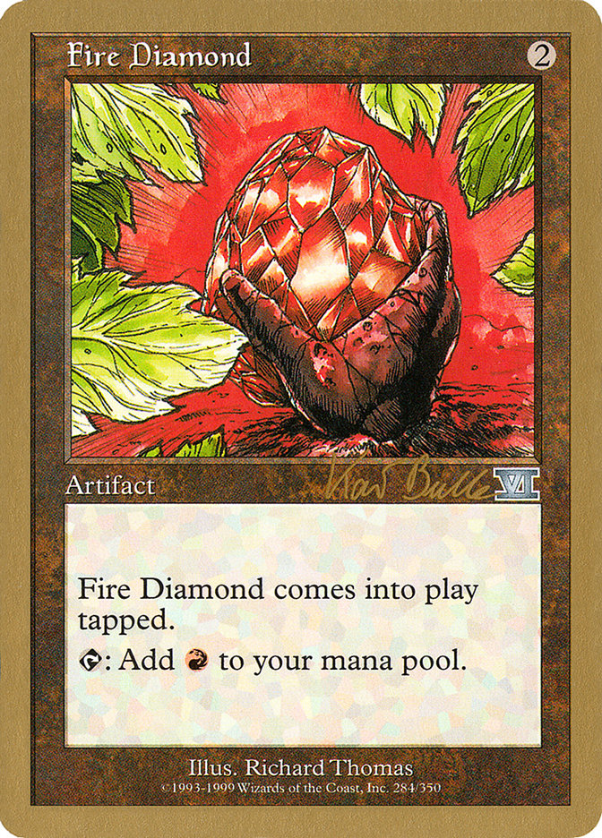 Fire Diamond (Kai Budde) [World Championship Decks 1999] | Dumpster Cat Games