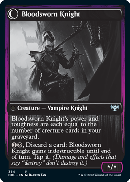 Bloodsworn Squire // Bloodsworn Knight [Innistrad: Double Feature] | Dumpster Cat Games