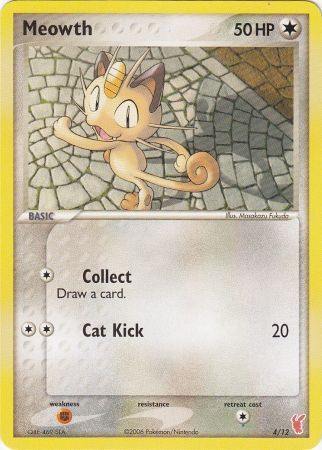 Meowth (4/12) [EX: Trainer Kit 2 - Plusle] | Dumpster Cat Games