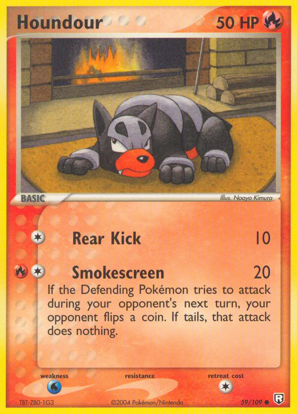 Houndour (59/109) [EX: Team Rocket Returns] | Dumpster Cat Games