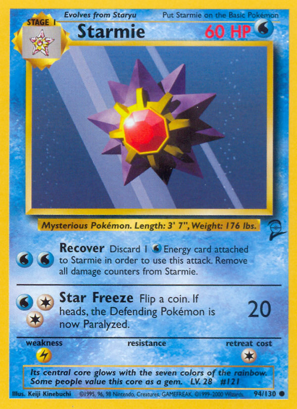 Starmie (94/130) [Base Set 2] | Dumpster Cat Games