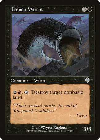 Trench Wurm [Invasion] | Dumpster Cat Games