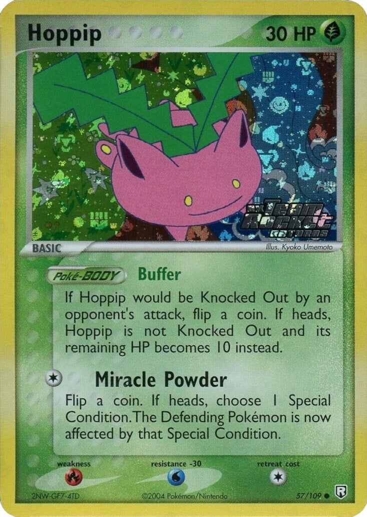 Hoppip (57/109) (Stamped) [EX: Team Rocket Returns] | Dumpster Cat Games