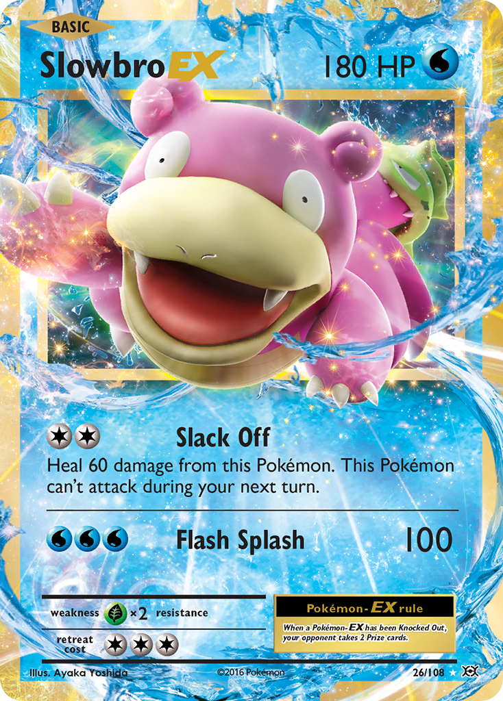 Slowbro EX (26/108) [XY: Evolutions] | Dumpster Cat Games