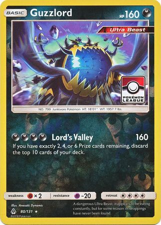 Guzzlord (80/131) (League Promo) [Sun & Moon: Forbidden Light] | Dumpster Cat Games