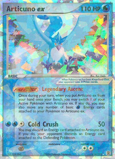 Articuno ex (114/112) [EX: FireRed & LeafGreen] | Dumpster Cat Games