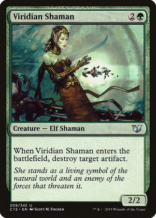 Viridian Shaman [Commander 2015] | Dumpster Cat Games