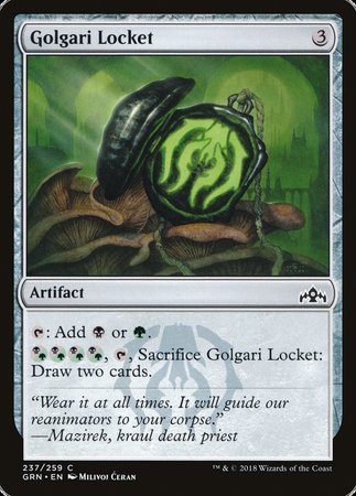 Golgari Locket [Guilds of Ravnica] | Dumpster Cat Games