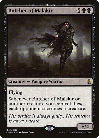 Butcher of Malakir [Duel Decks: Zendikar vs. Eldrazi] | Dumpster Cat Games