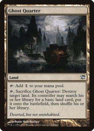 Ghost Quarter [Innistrad] | Dumpster Cat Games