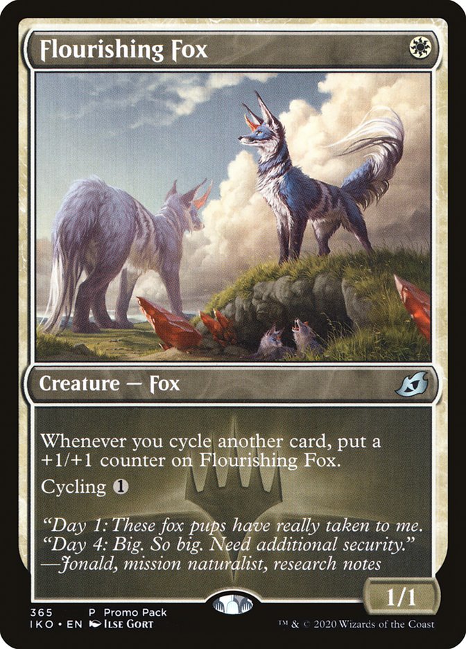 Flourishing Fox (Promo Pack) [Ikoria: Lair of Behemoths Promos] | Dumpster Cat Games