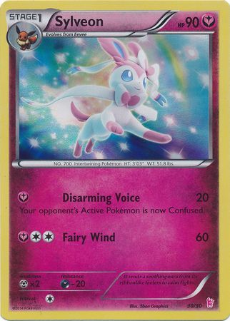 Sylveon (30/30) [XY: Trainer Kit - Sylveon] | Dumpster Cat Games