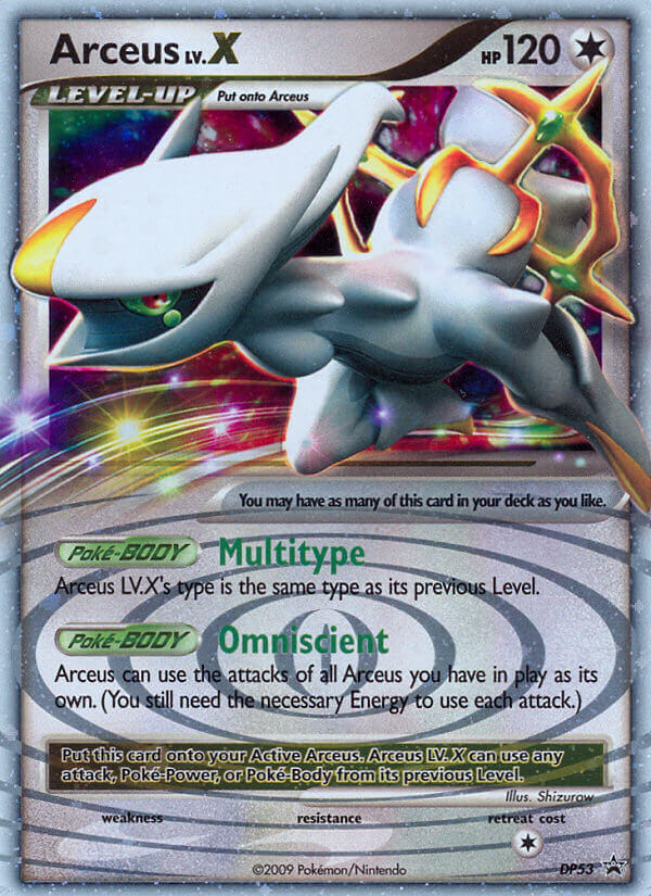 Arceus Lv.X (DP53) [Diamond & Pearl: Black Star Promos] | Dumpster Cat Games