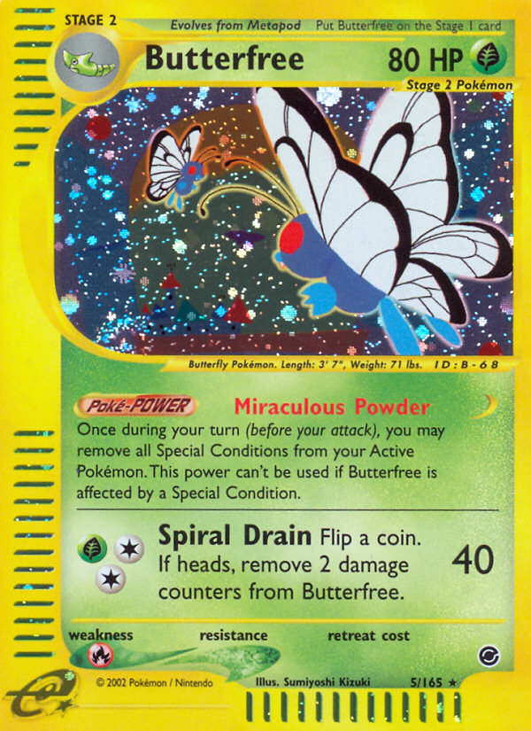 Butterfree (5/165) [Expedition: Base Set] | Dumpster Cat Games