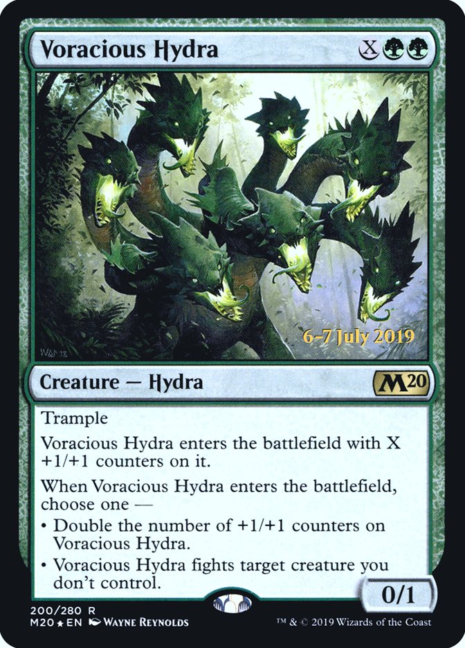 Voracious Hydra  [Core Set 2020 Prerelease Promos] | Dumpster Cat Games