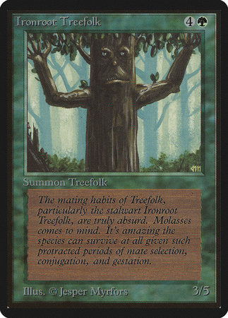 Ironroot Treefolk [Limited Edition Beta] | Dumpster Cat Games