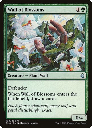 Wall of Blossoms [Commander Anthology] | Dumpster Cat Games