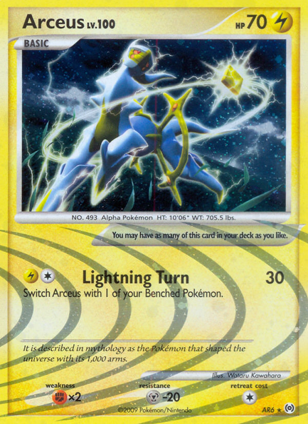 Arceus (AR6) [Platinum: Arceus] | Dumpster Cat Games