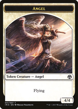 Angel Token (001) [Iconic Masters Tokens] | Dumpster Cat Games