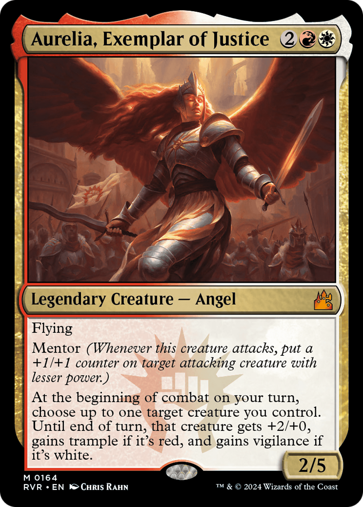 Aurelia, Exemplar of Justice [Ravnica Remastered] | Dumpster Cat Games