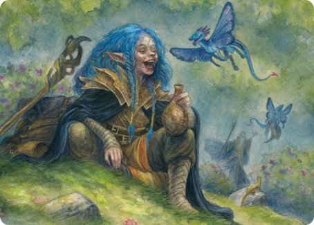 Feywild Trickster Art Card [Dungeons & Dragons: Adventures in the Forgotten Realms Art Series] | Dumpster Cat Games