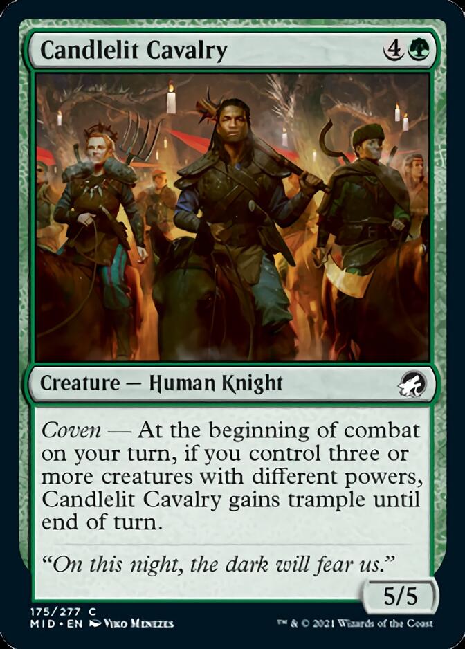 Candlelit Cavalry [Innistrad: Midnight Hunt] | Dumpster Cat Games