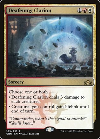 Deafening Clarion [Guilds of Ravnica] | Dumpster Cat Games