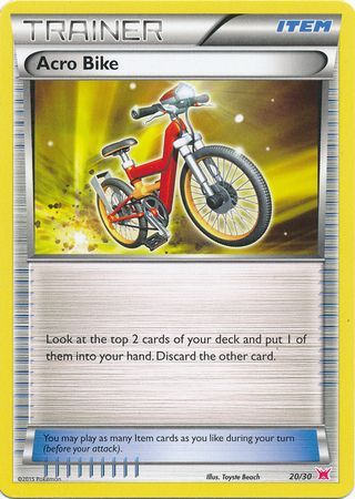 Acro Bike (20/30) [XY: Trainer Kit 2 - Latias] | Dumpster Cat Games