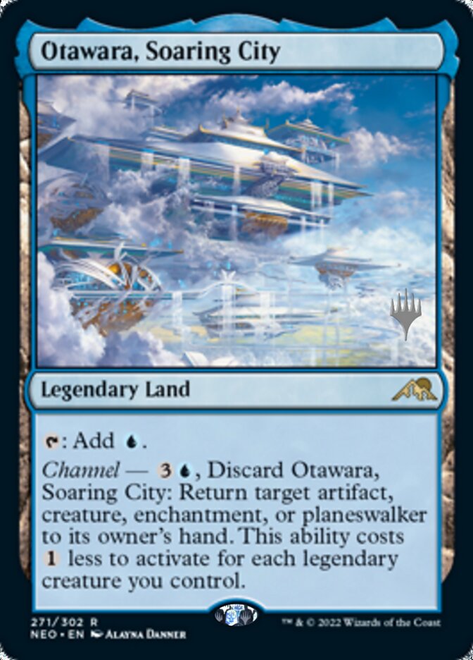 Otawara, Soaring City (Promo Pack) [Kamigawa: Neon Dynasty Promos] | Dumpster Cat Games