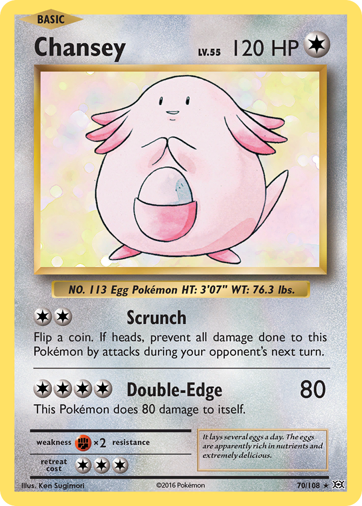 Chansey (70/108) [XY: Evolutions] | Dumpster Cat Games