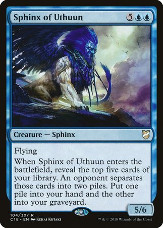 Sphinx of Uthuun [Commander 2018] | Dumpster Cat Games