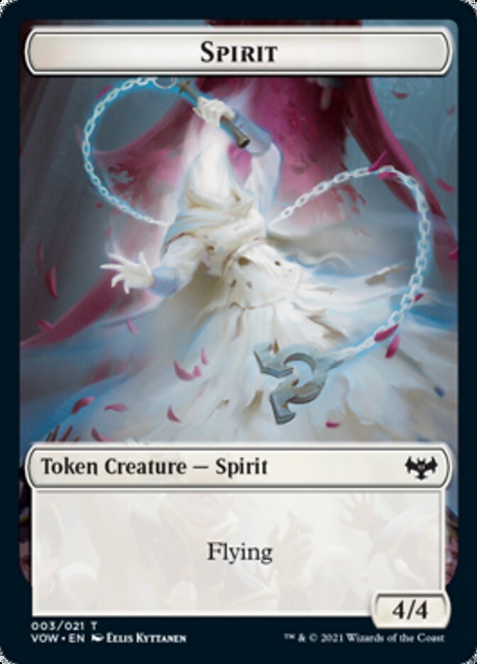 Spirit Token (003) [Innistrad: Crimson Vow Tokens] | Dumpster Cat Games