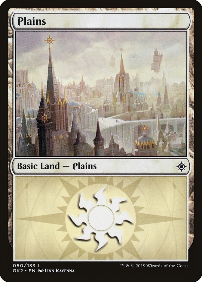 Plains (50) [Ravnica Allegiance Guild Kit] | Dumpster Cat Games