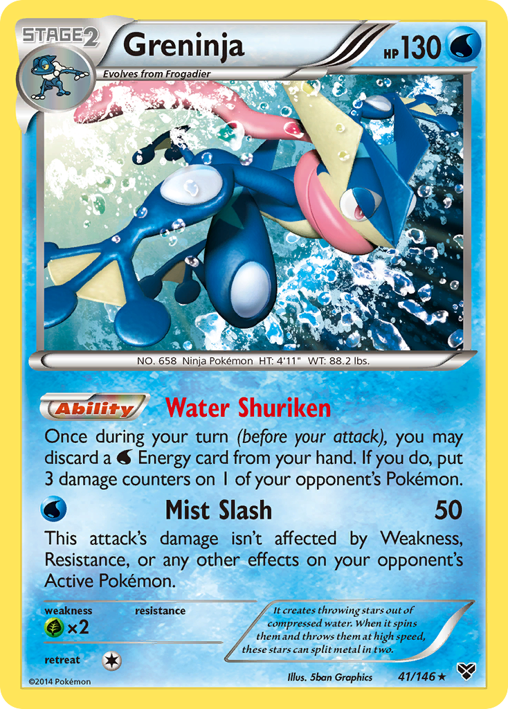 Greninja (41/146) [XY: Base Set] | Dumpster Cat Games