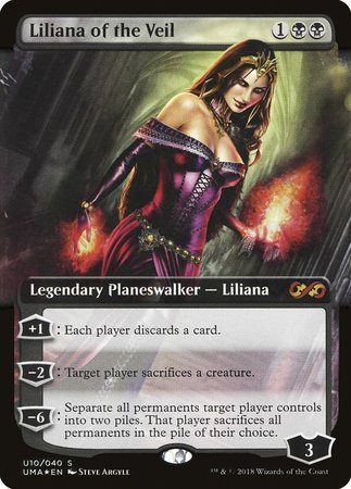 Liliana of the Veil [Ultimate Box Topper] | Dumpster Cat Games