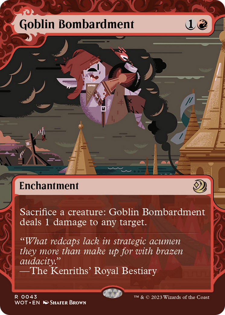 Goblin Bombardment [Wilds of Eldraine: Enchanting Tales] | Dumpster Cat Games