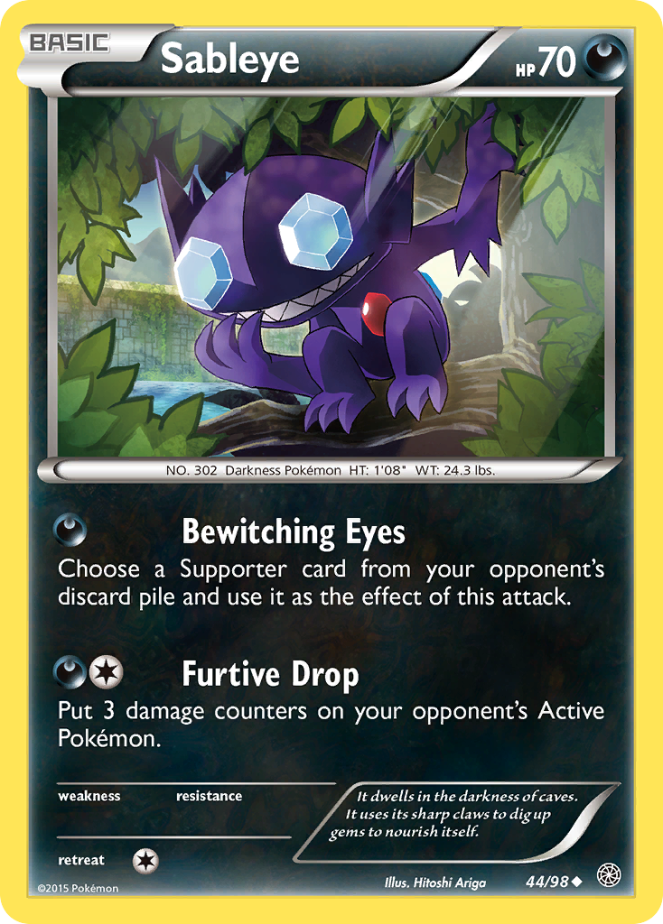 Sableye (44/98) [XY: Ancient Origins] | Dumpster Cat Games