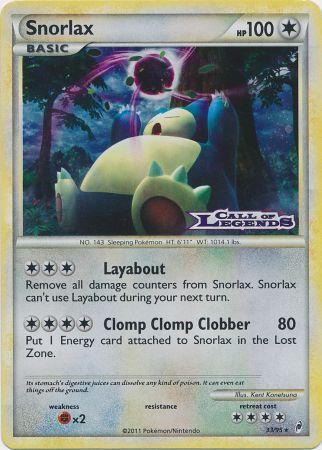 Snorlax (33/95) (Prerelease Promo) [Nintendo: Black Star Promos] | Dumpster Cat Games