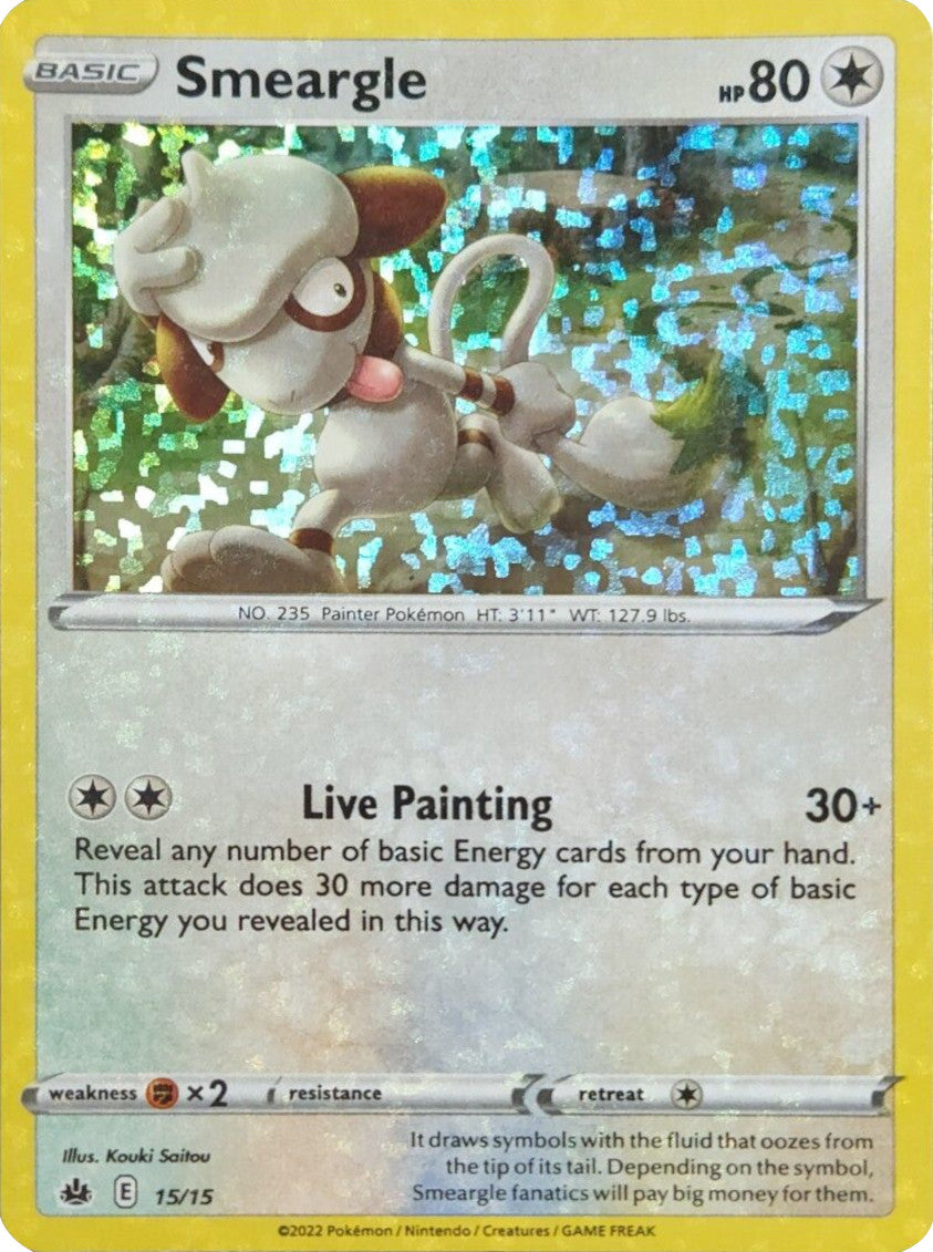 Smeargle (15/15) [McDonald's Promos: Match Battle] | Dumpster Cat Games